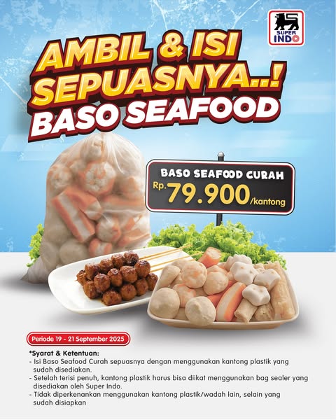 Baso Seafood Superindo. (instagram superindo)